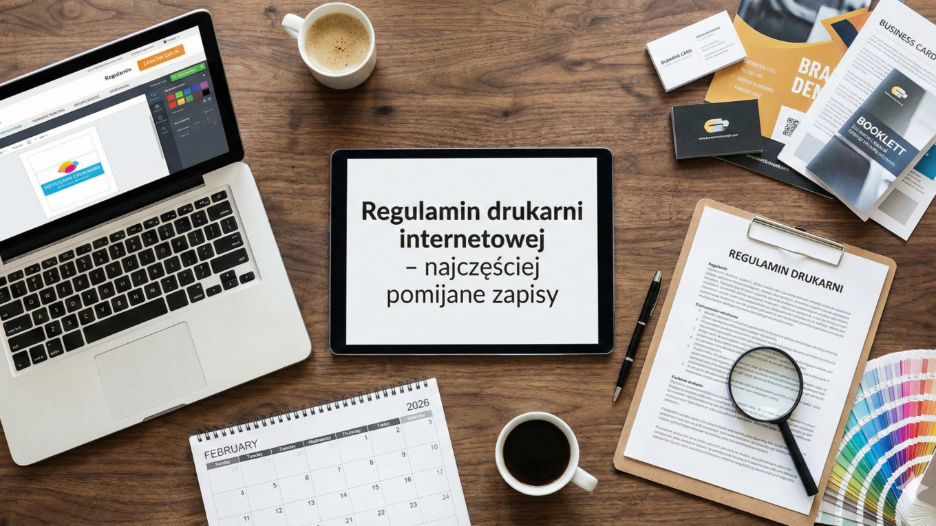 regulamin drukarni internetowej