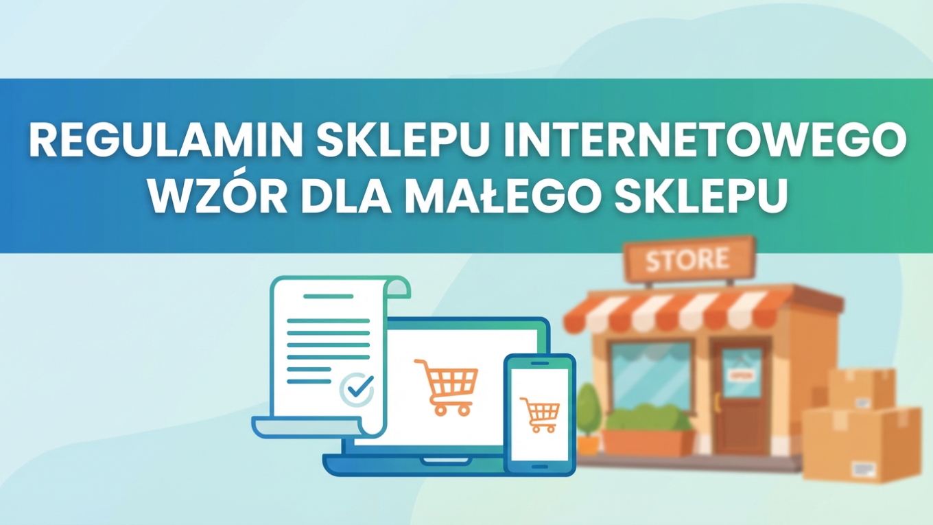regulamin sklepu internetowego wzór